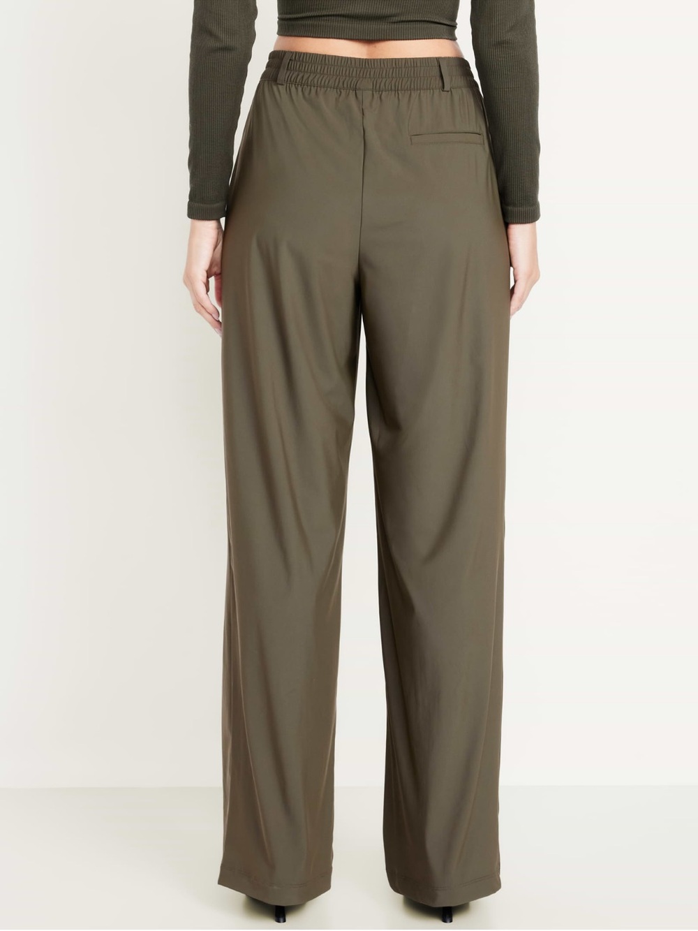 Old Navy High Waisted Sleek Tech Trouser - Picture 2 of 6